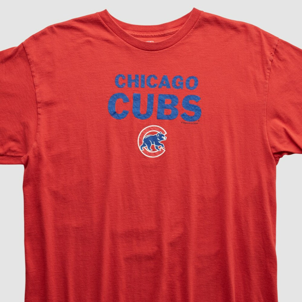 Chicago Cubs MLB 2000s T-shirt - Red - M by Fanatics Real Vintage T-shirts