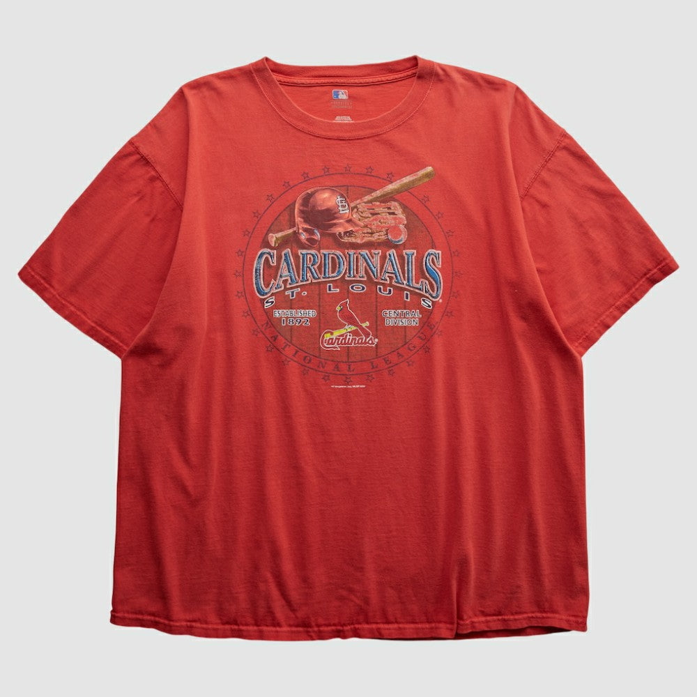 St. Louis Cardinals Genuine Merchandise 2000s T-shirt - Red - 2XL by Fanatics Real Vintage T-shirts