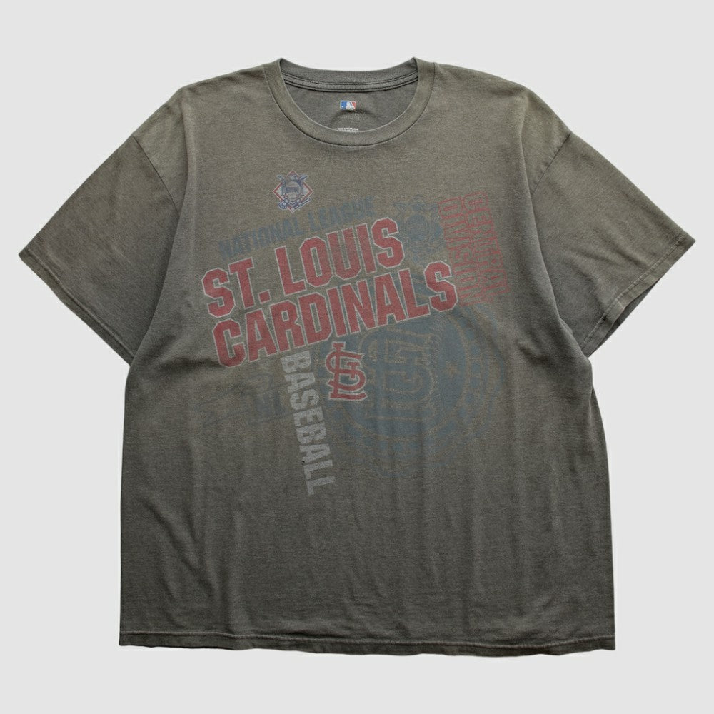 St. Louis Cardinals Genuine Merchandise 2010s T-shirt - Gray - 2XL by Fanatics Real Vintage T-shirts