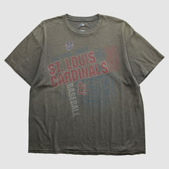 St. Louis Cardinals Genuine Merchandise 2010s T-shirt - Gray - 2XL by Fanatics Real Vintage T-shirts