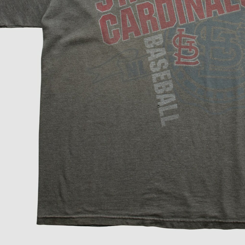 St. Louis Cardinals Genuine Merchandise 2010s T-shirt - Gray - 2XL by Fanatics Real Vintage T-shirts