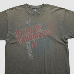 St. Louis Cardinals Genuine Merchandise 2010s T-shirt - Gray - 2XL by Fanatics Real Vintage T-shirts