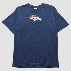Denver Broncos Gildan 2010s T-shirt Navy Vintage