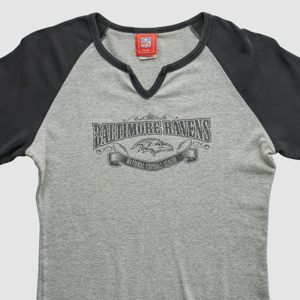 Baltimore Ravens NFL 2000s T-shirt Heather Gray Vintage
