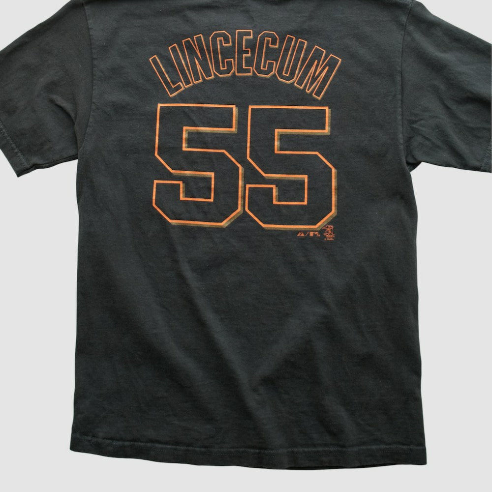 San Francisco Giants Majestic 2009 T-shirt - Black - XS by Fanatics Real Vintage T-shirts