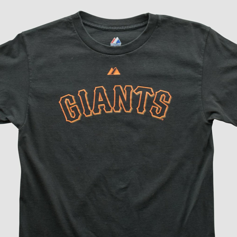 San Francisco Giants Majestic 2009 T-shirt - Black - XS by Fanatics Real Vintage T-shirts