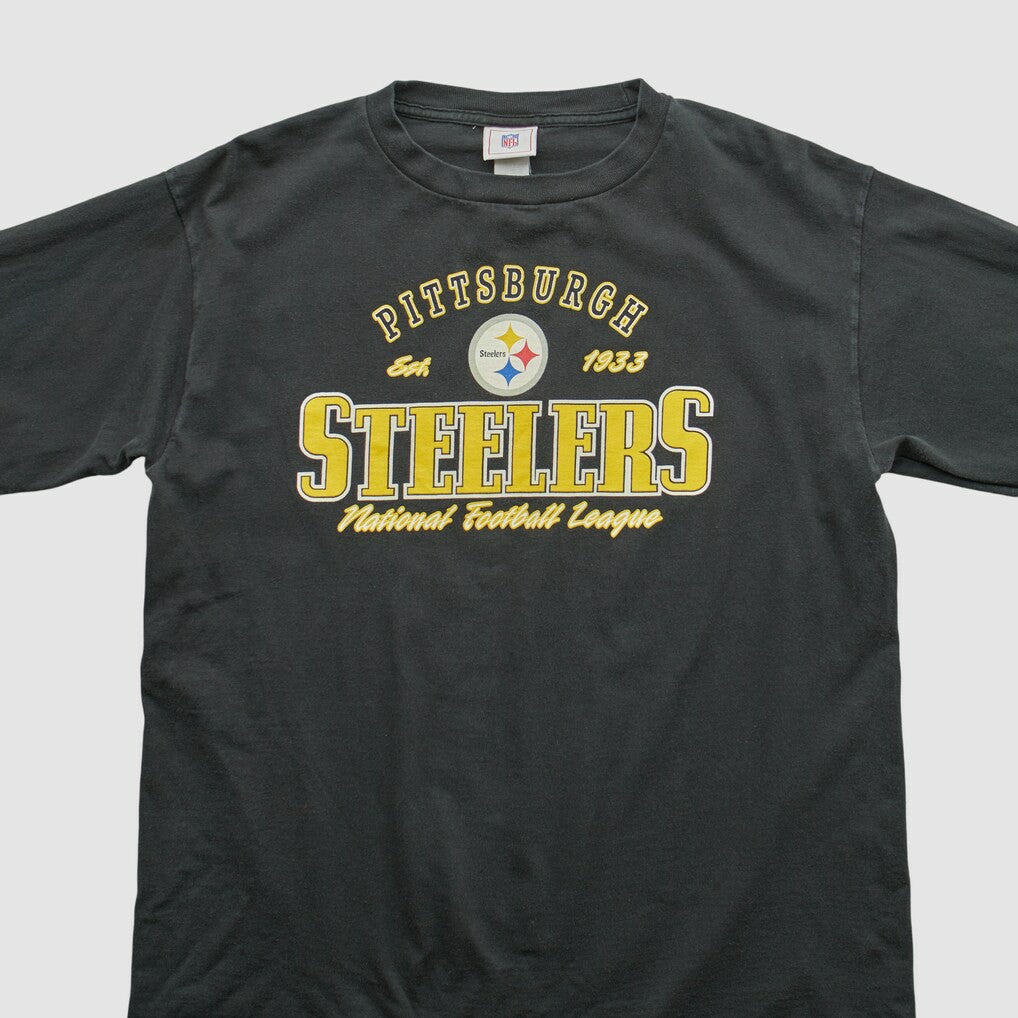 Pittsburgh Steelers NFL 2000s Long Sleeve T-shirt Black Vintage