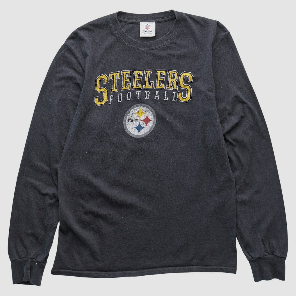 Pittsburgh Steelers NFL 2010s Long Sleeve T-shirt Black Vintage
