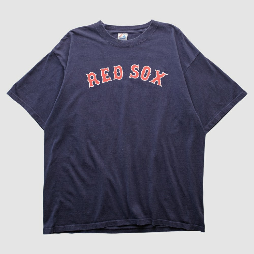 Boston Red Sox Majestic 2000s T-shirt - Navy - 2XL by Fanatics Real Vintage T-shirts