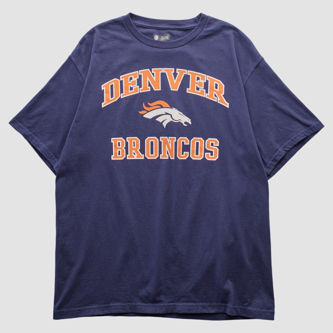 Denver Broncos Team Edition Apparel 2000s T-shirt Navy Vintage