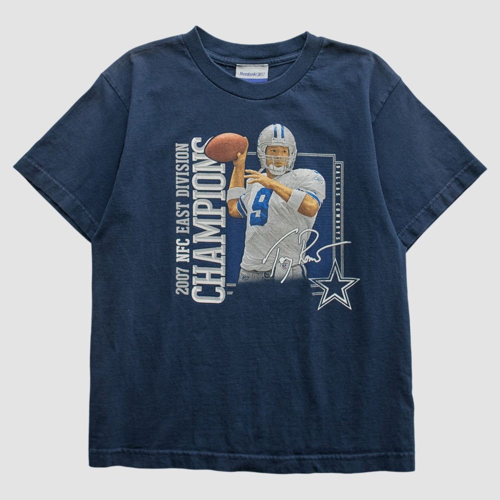 Dallas Cowboys Reebok 2007 T-shirt Navy Yth L Real Vintage