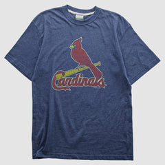 St. Louis Cardinals Genuine merchandise 2010s T-shirt - Navy - M by Fanatics Real Vintage T-shirts