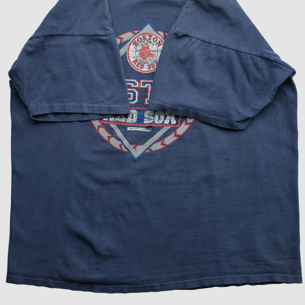 Boston Red Sox Champion 90s T-shirt - Navy - L by Fanatics Real Vintage T-shirts