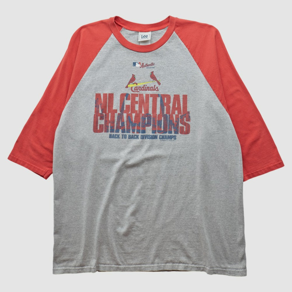 St. Louis Cardinals Lee Apparel 2000s T-shirt - Heather Gray - XL by Fanatics Real Vintage T-shirts