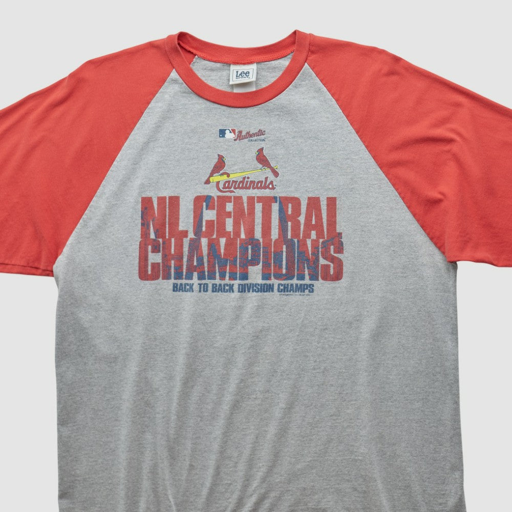St. Louis Cardinals Lee Apparel 2000s T-shirt - Heather Gray - XL by Fanatics Real Vintage T-shirts