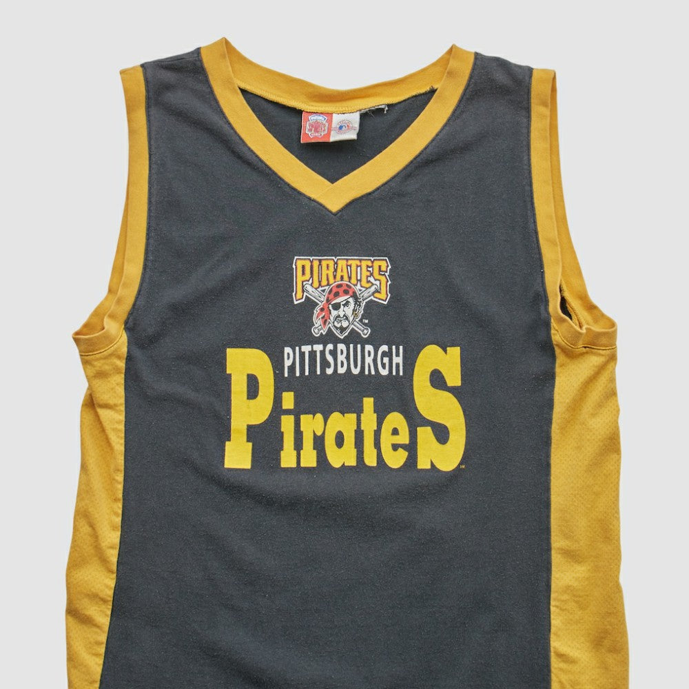 Pittsburgh Pirates Professional Sports Club 2000s Tank - Black - XXS by Fanatics Real Vintage Tanks