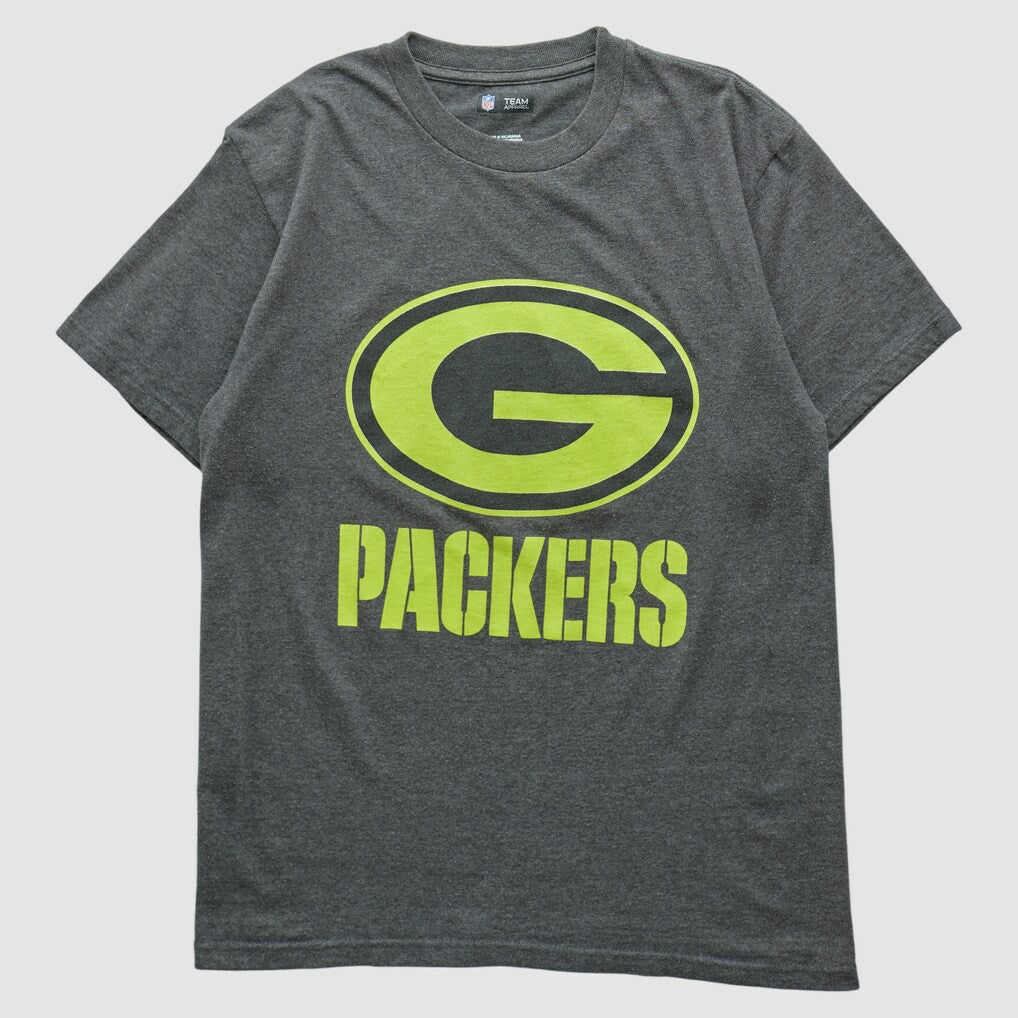 Green Bay Packers NFL 2010s T-shirt Dark Heather Gray Vintage