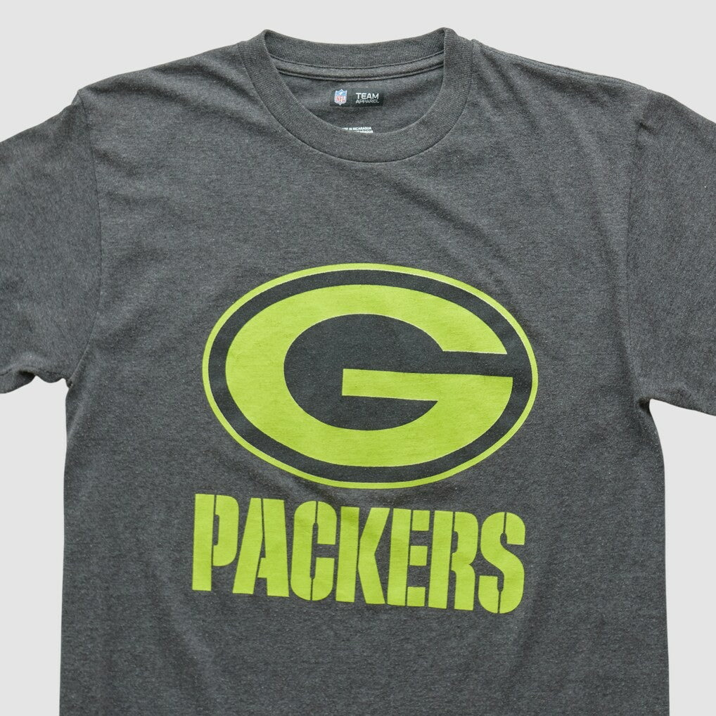 Green Bay Packers NFL 2010s T-shirt Dark Heather Gray Vintage