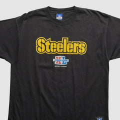 Pittsburgh Steelers Reebok 2000s T-shirt Black Vintage