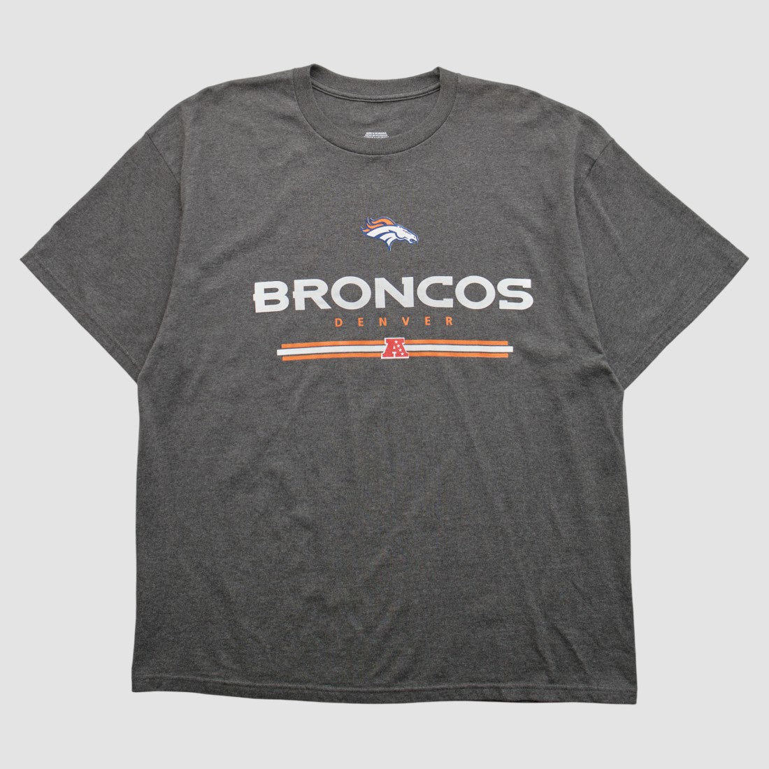 Denver Broncos 2010s T-shirt Dark Heather Gray Vintage
