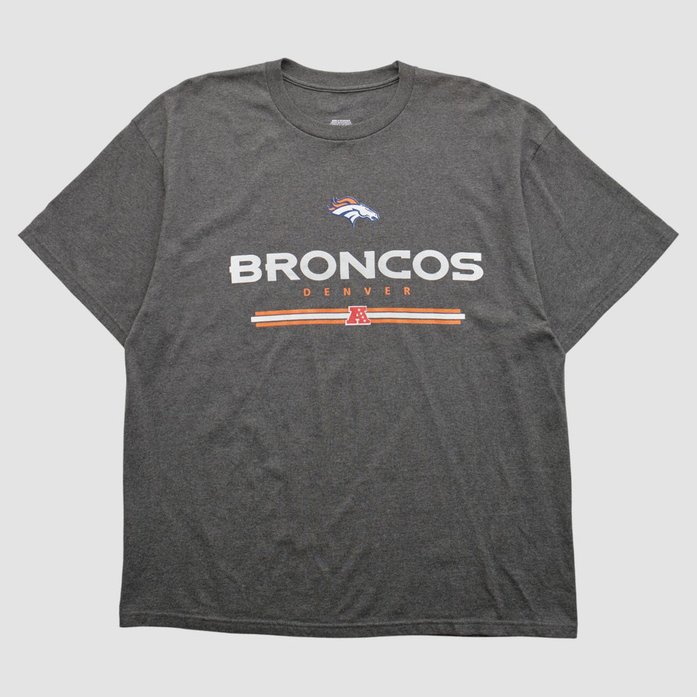 Denver Broncos 2010s T-shirt Dark Heather Gray Vintage