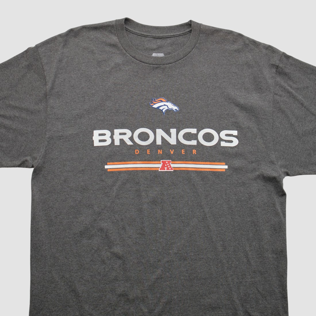 Denver Broncos 2010s T-shirt Dark Heather Gray Vintage