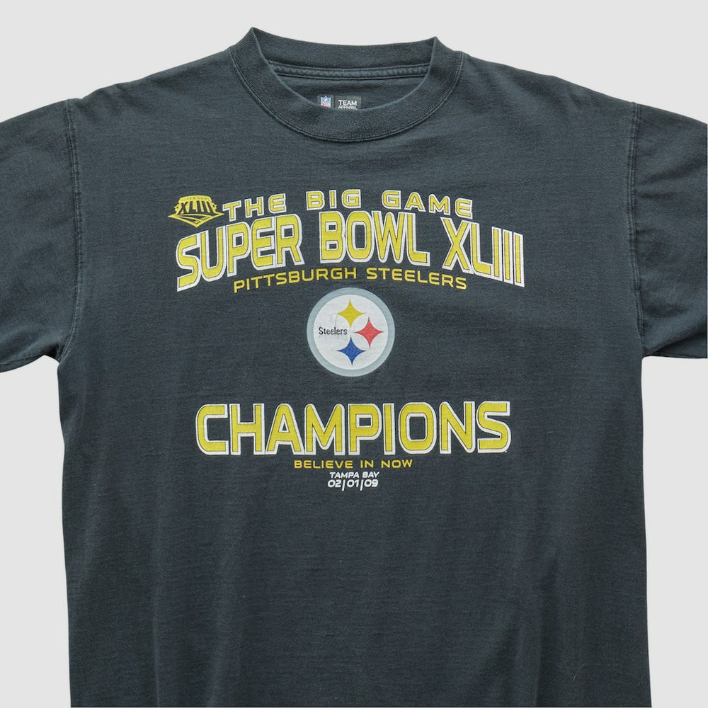Pittsburgh Steelers NFL 2009 T-shirt Charcoal Vintage