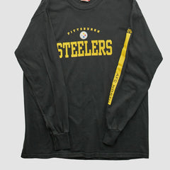 Pittsburgh Steelers NFL 2000s Long Sleeve T-shirt Black Vintage