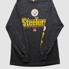 Pittsburgh Steelers NFL 2010s Long Sleeve T-shirt Black Vintage