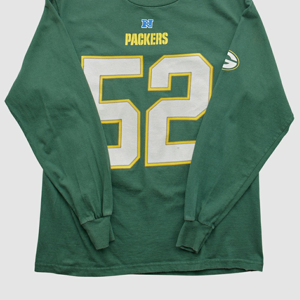 Green Bay Packers NFL 2010s Long Sleeve T-shirt Green Vintage