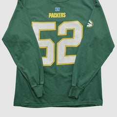 Green Bay Packers NFL 2010s Long Sleeve T-shirt Green Vintage