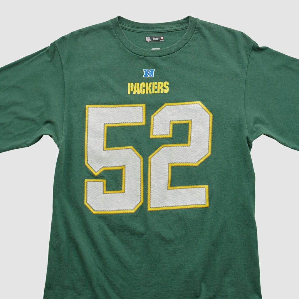 Green Bay Packers NFL 2010s Long Sleeve T-shirt Green Vintage