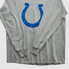 Indianapolis Colts 2000s Long Sleeve T-shirt Heather Gray Vintage