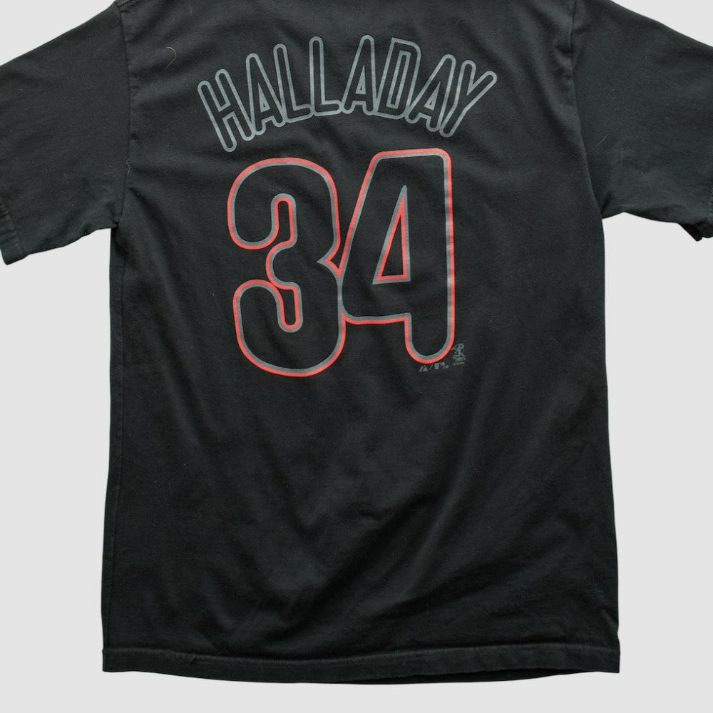 Philadelphia Phillies Majestic 2000s T-shirt - Black - S by Fanatics Real Vintage T-shirts