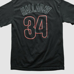 Philadelphia Phillies Majestic 2000s T-shirt - Black - S by Fanatics Real Vintage T-shirts