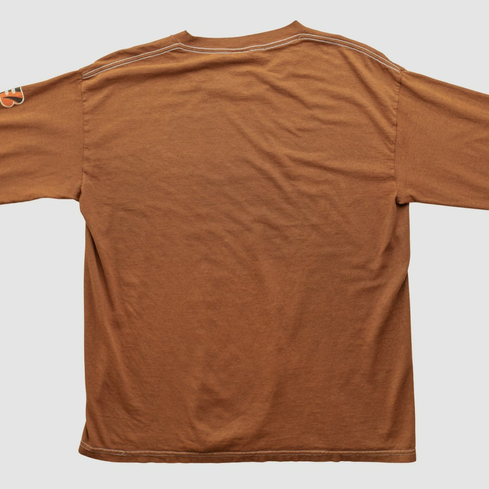 Cincinnati Bengals 2000s Long Sleeve T-shirt Brown Vintage
