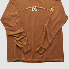 Cincinnati Bengals 2000s Long Sleeve T-shirt Brown Vintage
