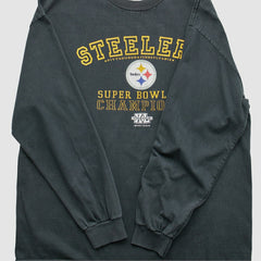 Pittsburgh Steelers Alstyle 2006 Long Sleeve T-shirt Black Vintage