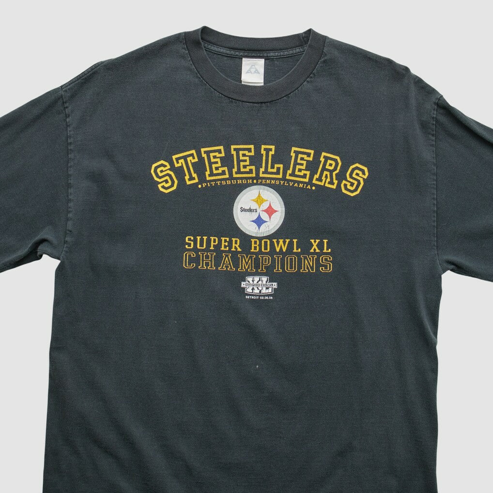 Pittsburgh Steelers Alstyle 2006 Long Sleeve T-shirt Black Vintage