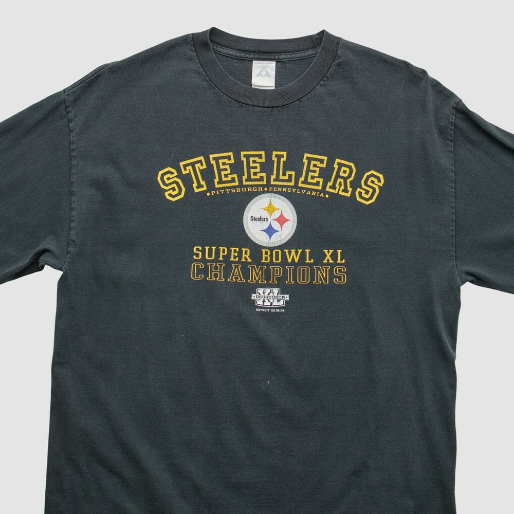 Pittsburgh Steelers Alstyle 2006 Long Sleeve T-shirt Black Vintage