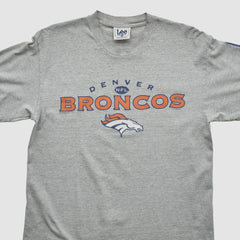 Denver Broncos Lee Apparel 2000s Long Sleeve T-shirt Heather Gray Vintage