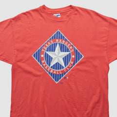 Texas Rangers Hanes 90s T-shirt - Red - M by Fanatics Real Vintage T-shirts