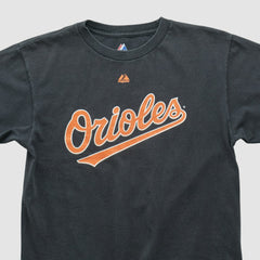 Baltimore Orioles Majestic 2000s T-shirt - Black - XS by Fanatics Real Vintage T-shirts