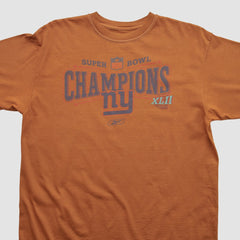 New York Giants Reebok 2007 T-shirt Orange Vintage