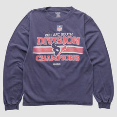 Houston Texans Reebok 2011 Long Sleeve T-shirt Navy Vintage