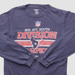 Houston Texans Reebok 2011 Long Sleeve T-shirt Navy Vintage