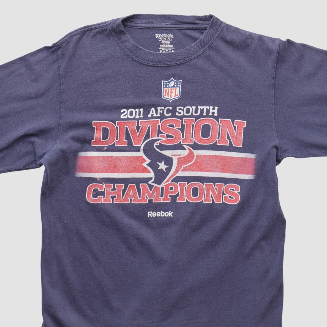 Houston Texans Reebok 2011 Long Sleeve T-shirt Navy Vintage