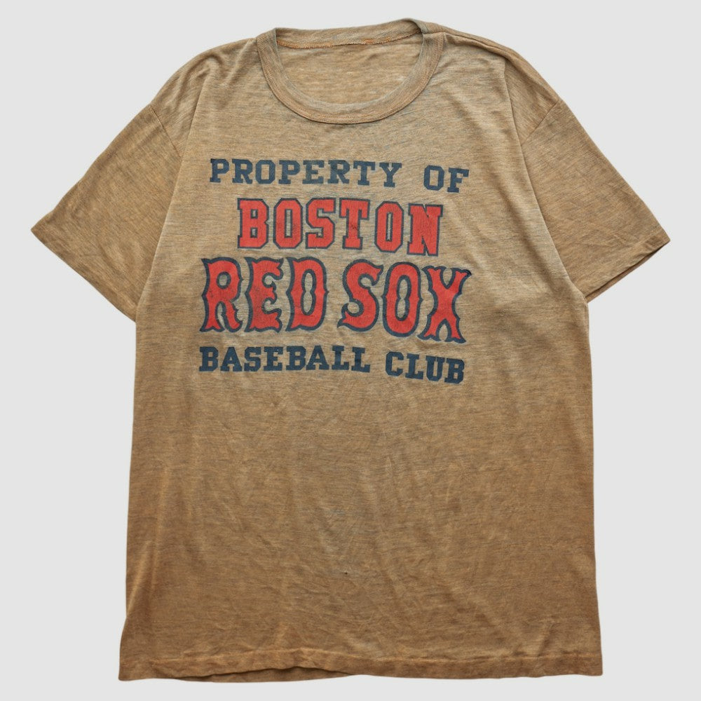 Boston Red Sox 80s T-shirt - Tan - S by Fanatics Real Vintage T-shirts