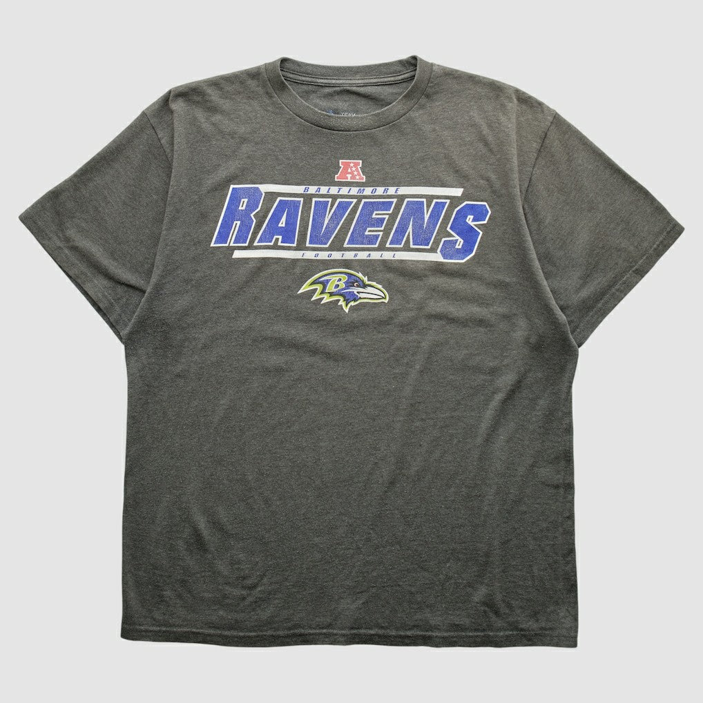 Baltimore Ravens NFL 2000s T-shirt Dark Heather Gray Vintage