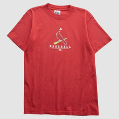 St. Louis Cardinals Majestic 2008 T-shirt - Red - S by Fanatics Real Vintage T-shirts